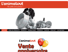 Tablet Screenshot of lanimatout.com